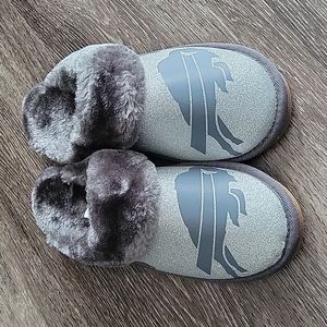 Buffalo bills glitter open back moccasins